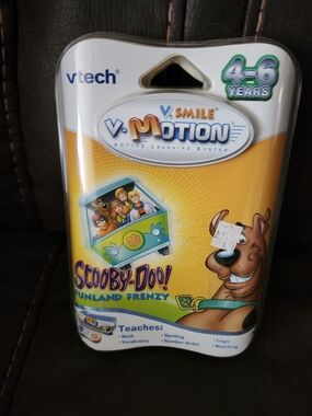New VTech Vsmile VMotion Pocket Learning System Scooby Doo Funland Frenzy Game